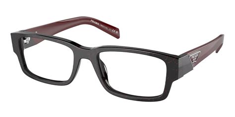 prada pr07zv|Prada PR 07ZV 11F1O1 Glasses Black .